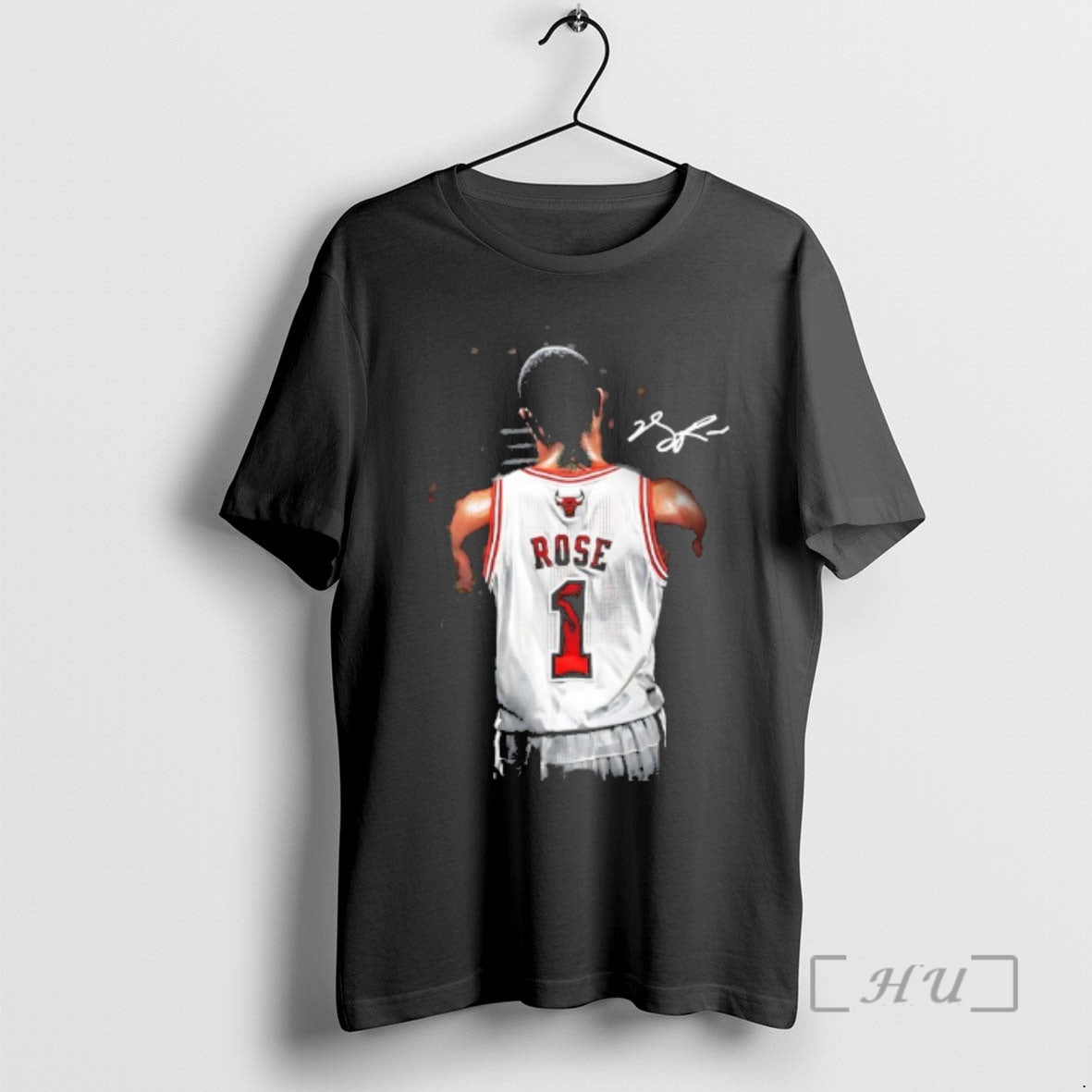 Officials Derrick Rose Chicago Bulls Number 1 Player Basketball Signature T-Shirts, Hoodie, Sweatshirt | PrintMintTees.com