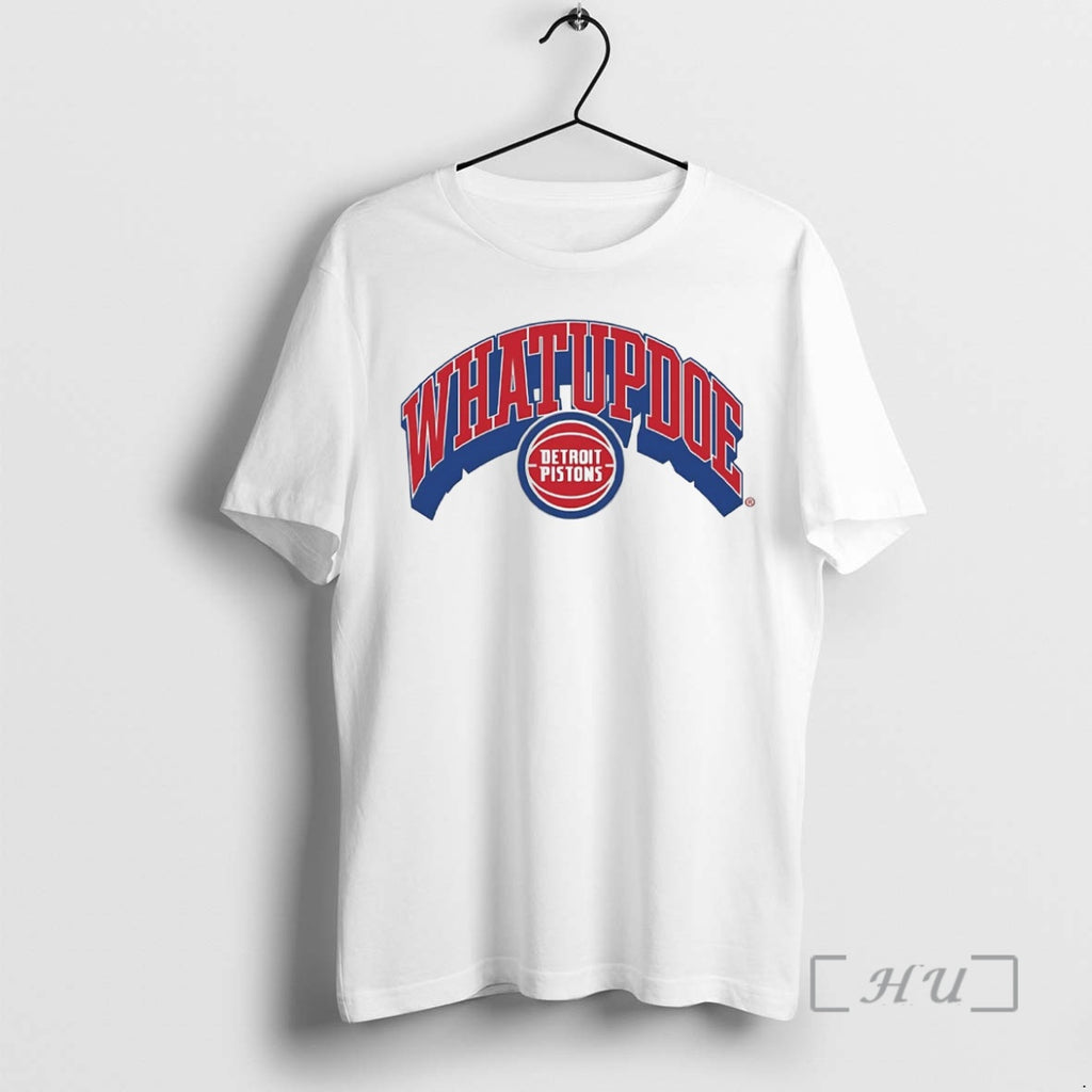 Officials Detroit Pistons Whatupdoe T-Shirts, Hoodie, Sweatshirt | PrintMintTees.com