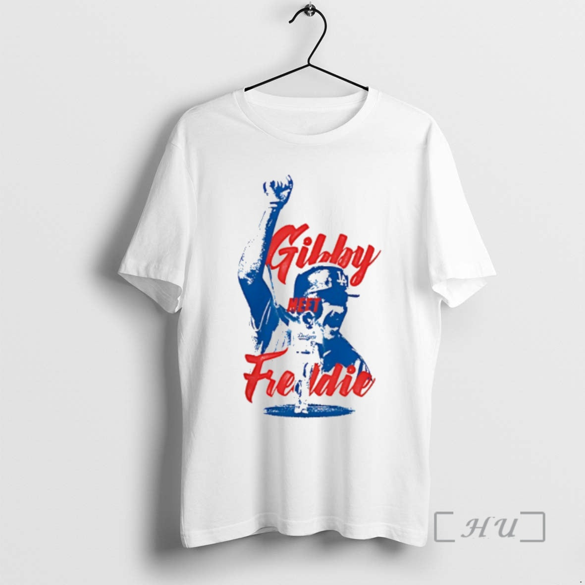 Officials Dodgers Gibby Meet Freddie Championship T-Shirts, Hoodie, Sweatshirt | PrintMintTees.com
