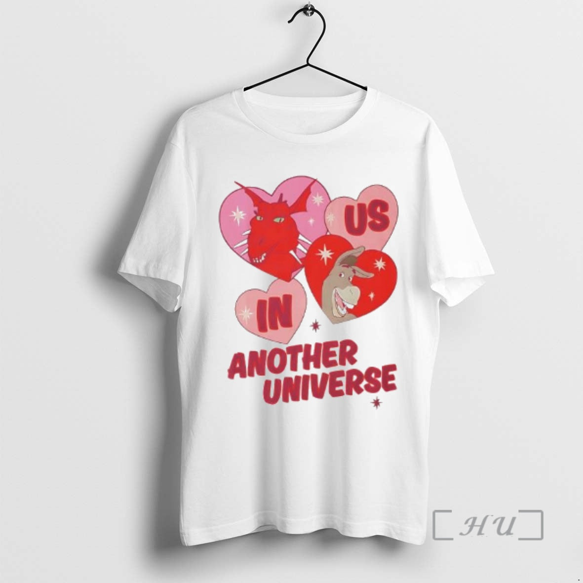 Officials Donkey And Shrek Us In Another Universe Graphic T-Shirts, Hoodie, Sweatshirt | PrintMintTees.com