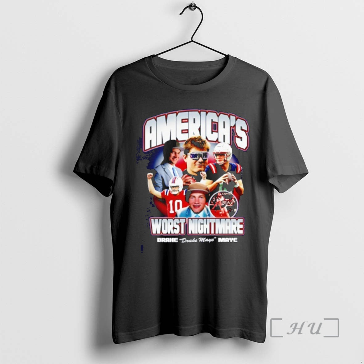 Officials Drake Maye Americas Worst Nightmare T-Shirts, Hoodie, Sweatshirt