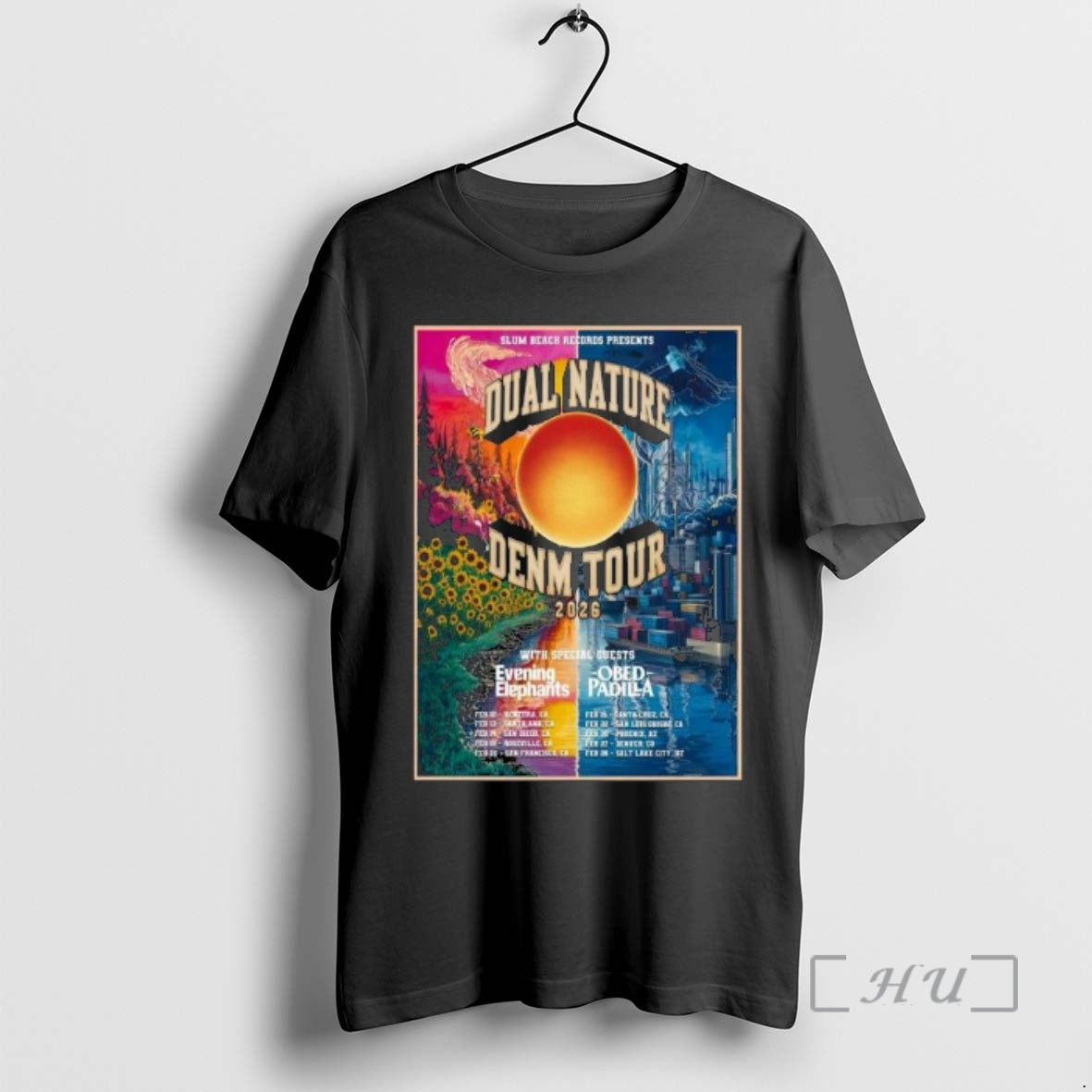 Officials Dual Nature Denm Tour February 2026 Tour T-Shirts, Hoodie, Sweatshirt | PrintMintTees.com