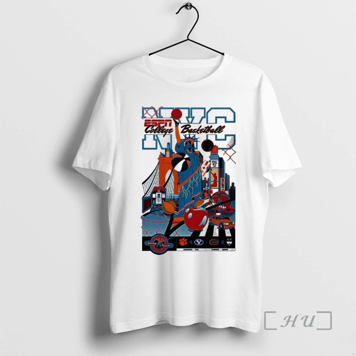 Officials Espn College Basketball Clemson Vs Byu And Florida Vs T-Shirts, Hoodie, Sweatshirt | PrintMintTees.com