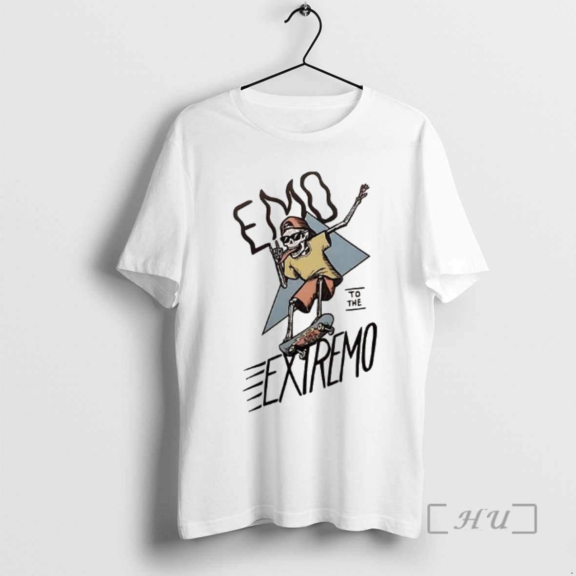 Officials Emo To The Extremo Skeleton Skateboarding T-Shirts, Hoodie, Sweatshirt | PrintMintTees.com