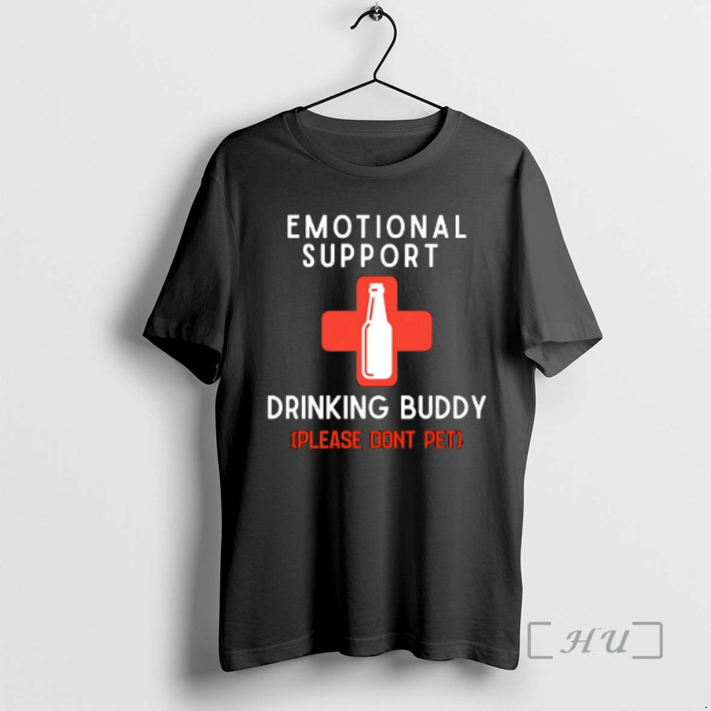 Officials Emotional Support Drinking Buddy Please Dont Pet T-Shirts, Hoodie, Sweatshirt | PrintMintTees.com
