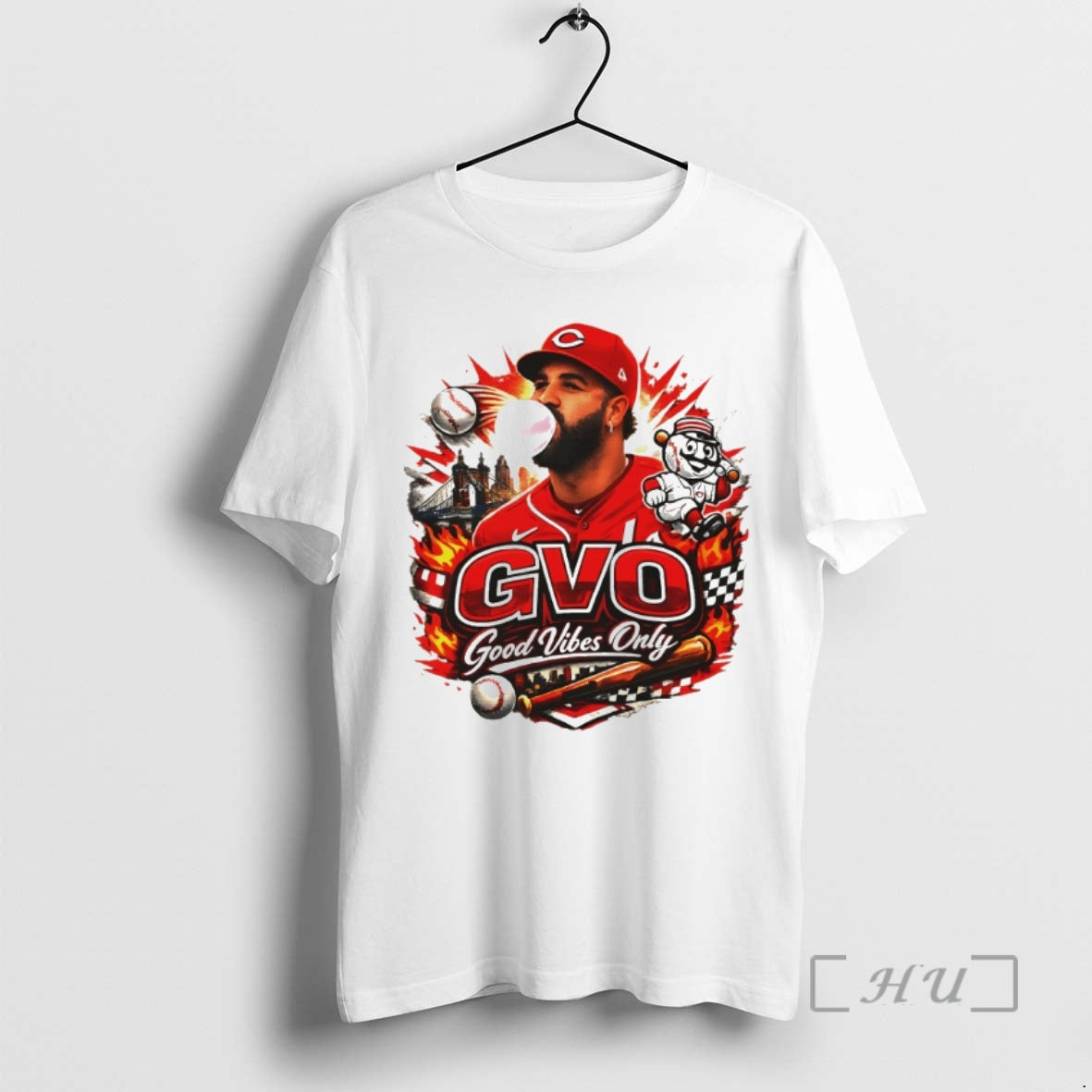 Officials Eugenio Suarez Cincinnati Reds Gvo Baseball Good Vibes Only T-Shirts, Hoodie, Sweatshirt | PrintMintTees.com