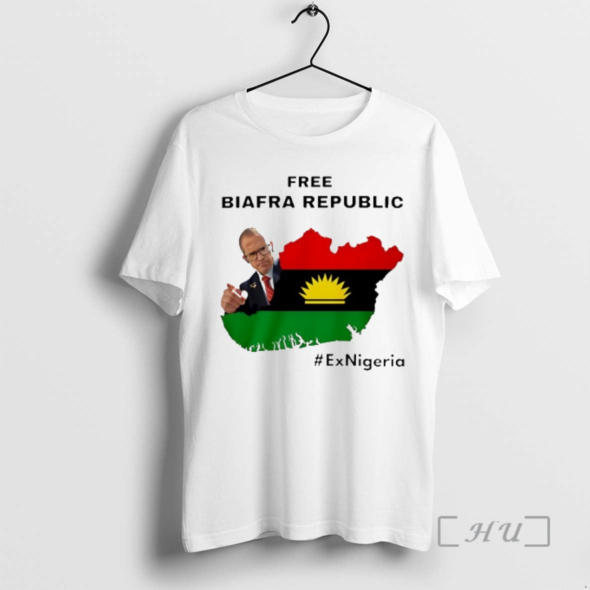 Officials Ex Nigeria Free Biafra Republic Map T-Shirts, Hoodie, Sweatshirt | PrintMintTees.com
