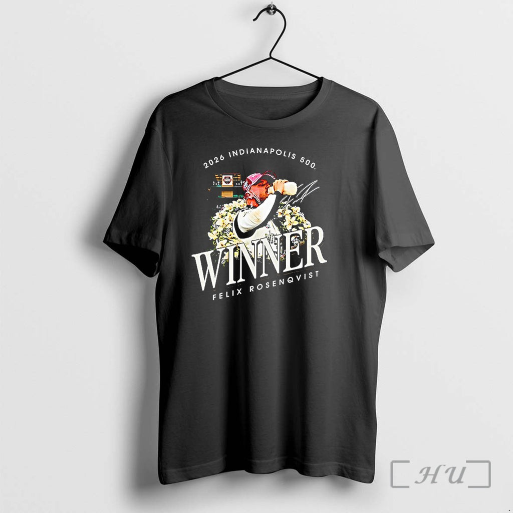Officials Felix Rosenqvist Indianapolis 500 2026 Winner Racing Signature