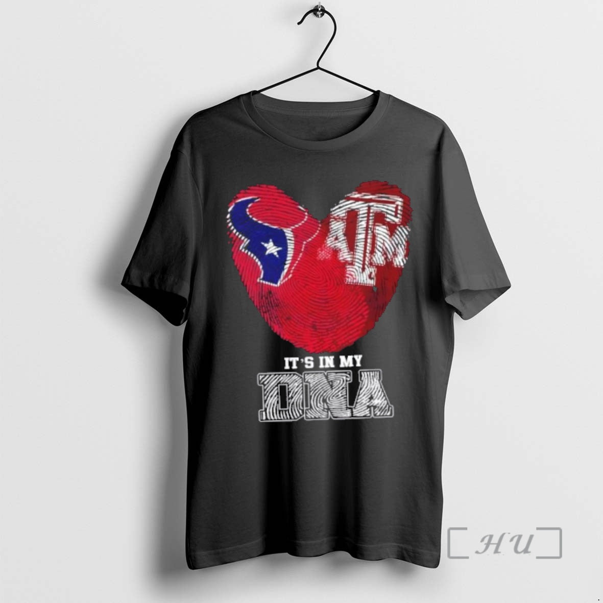 Officials Fingerprints Houston Texans X Texas Am Aggies Its In My Dna Premium T Shirts Hoodie, Sweatshirt | PrintMintTees.com