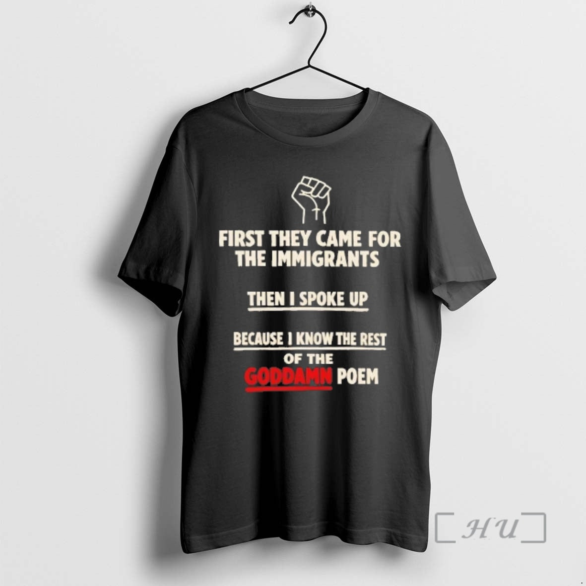 Officials First They Came For The Immigrants Then I Spoke Up Tee Premium T Shirts Hoodie, Sweatshirt | PrintMintTees.com