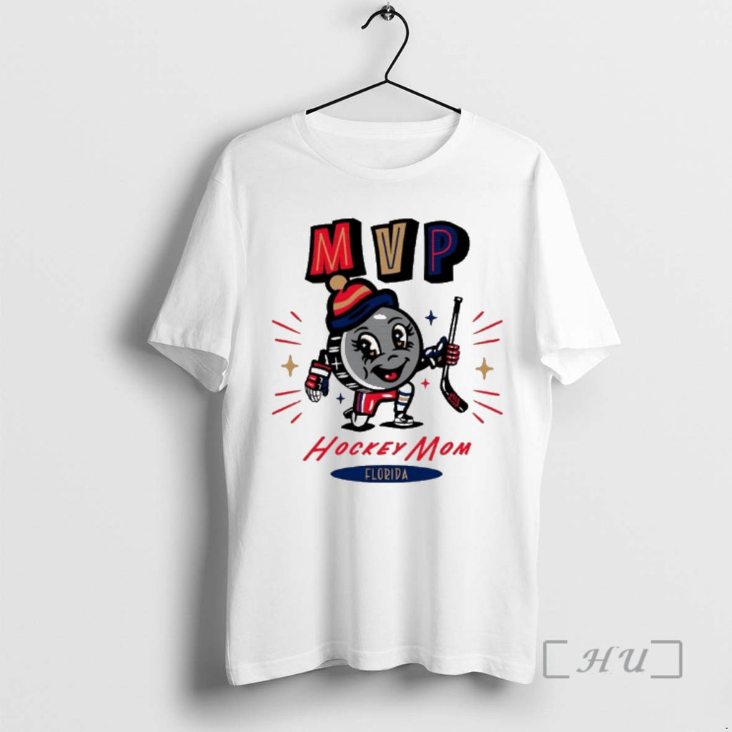 Officials Florida Hockey Mom Mvp 2025 Cartoon T-Shirts, Hoodie, Sweatshirt | PrintMintTees.com