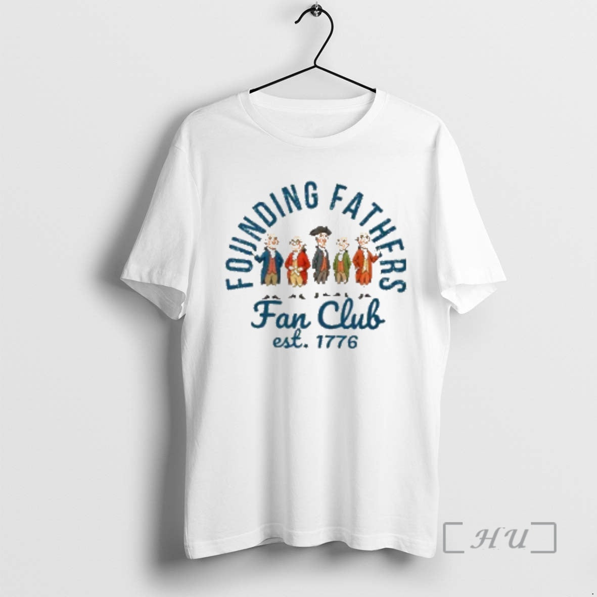 Officials Founding Fathers Fan Club Est 1776 T-Shirts, Hoodie, Sweatshirt | PrintMintTees.com