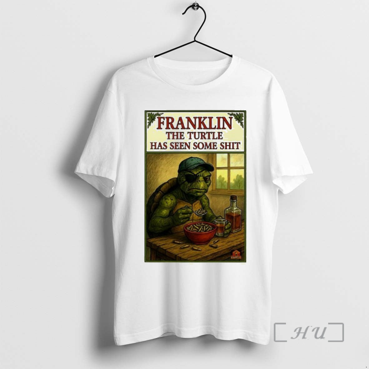 Officials Franklin The Turtle Has Seen Some Shit T-Shirts, Hoodie, Sweatshirt | PrintMintTees.com
