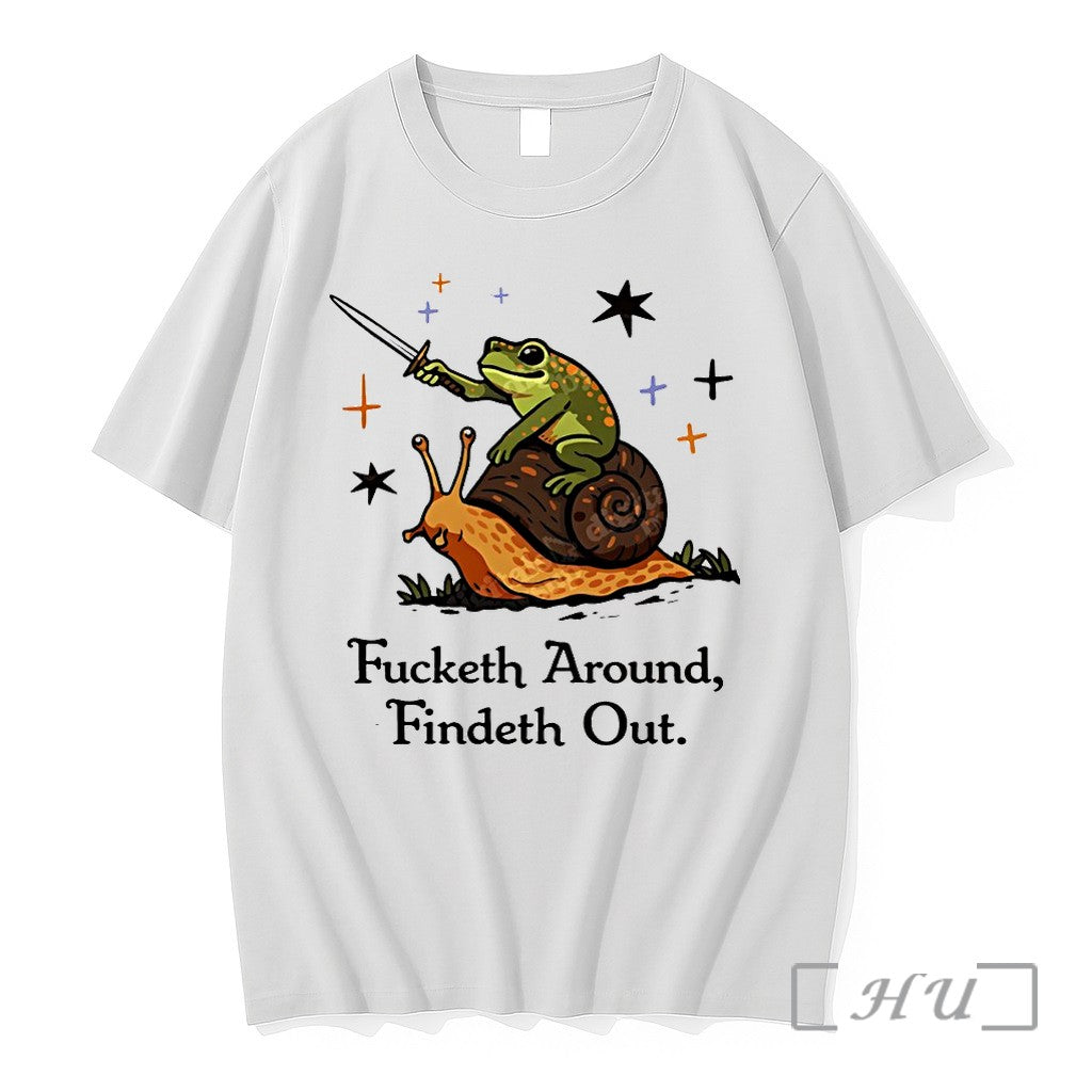 Officials Frog Knight Riding Snail Fucketh Around Findeth Out Vintage