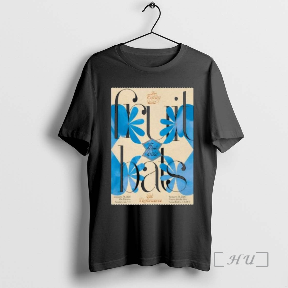 Officials Fruit Bats California January 2026 Tour Circle Black T-Shirts, Hoodie, Sweatshirt | PrintMintTees.com