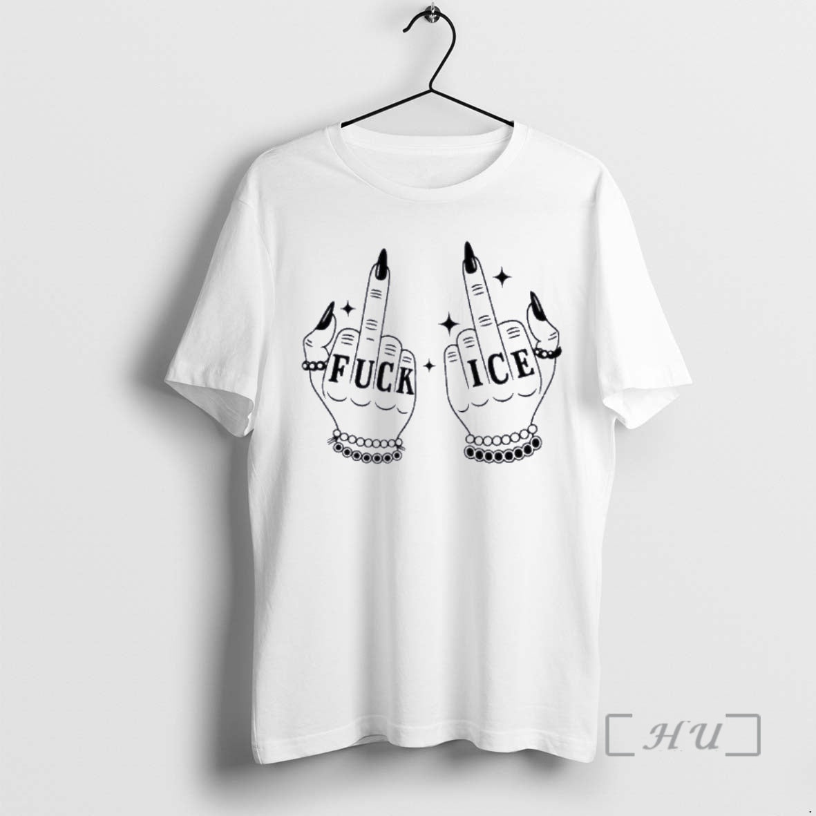Officials Fuck Ice Middle Fingers T-Shirts, Hoodie, Sweatshirt | PrintMintTees.com