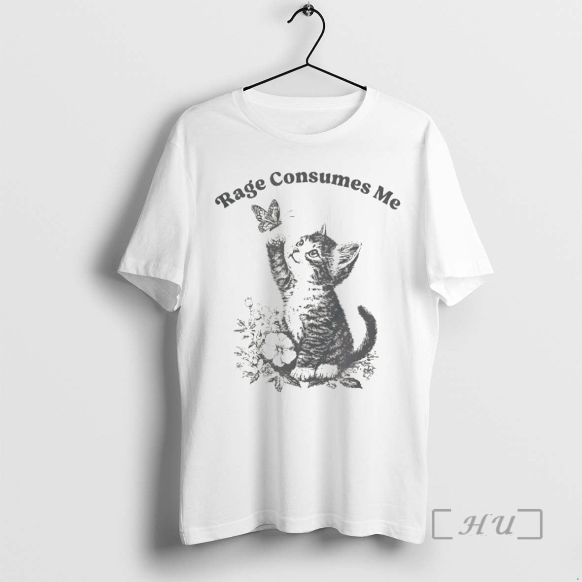 Officials Funny Sarcastic Kitten Rage Consumes Me Vintage T-Shirts, Hoodie, Sweatshirt | PrintMintTees.com