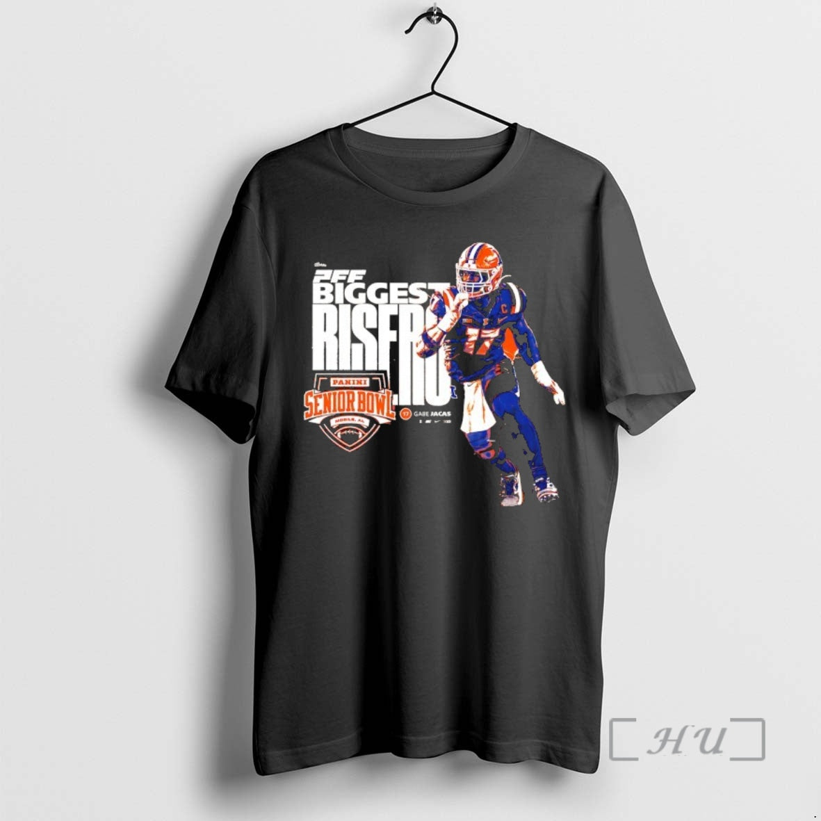 Officials Gabe Jacas 17 Pff Biggest Risers Senior Bowl T-Shirts, Hoodie, Sweatshirt | PrintMintTees.com