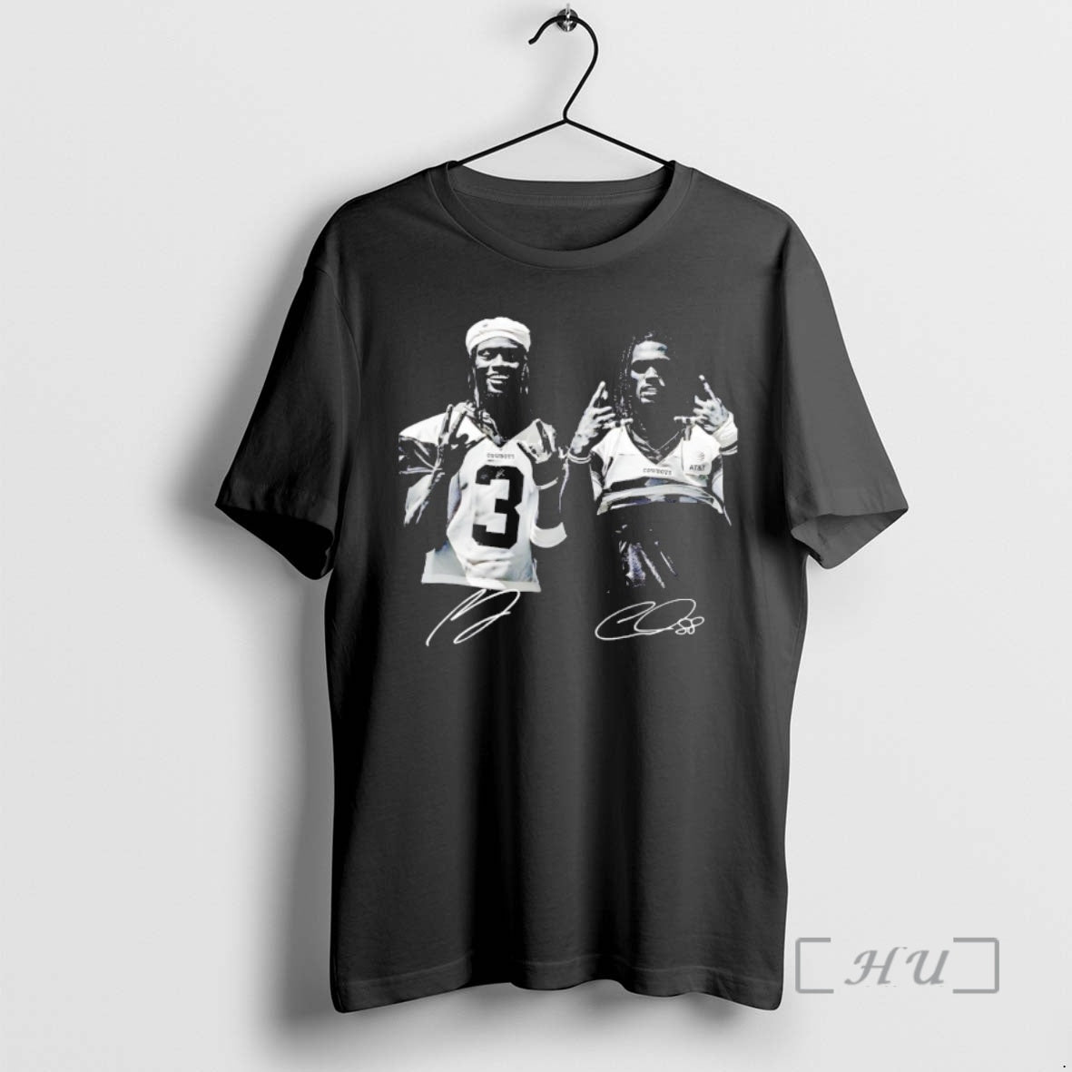 Officials George Pickens And Ceedee Lamb Rock And Roll Hand Dallas Cowboys Football Signature Vintage T-Shirts, Hoodie,...