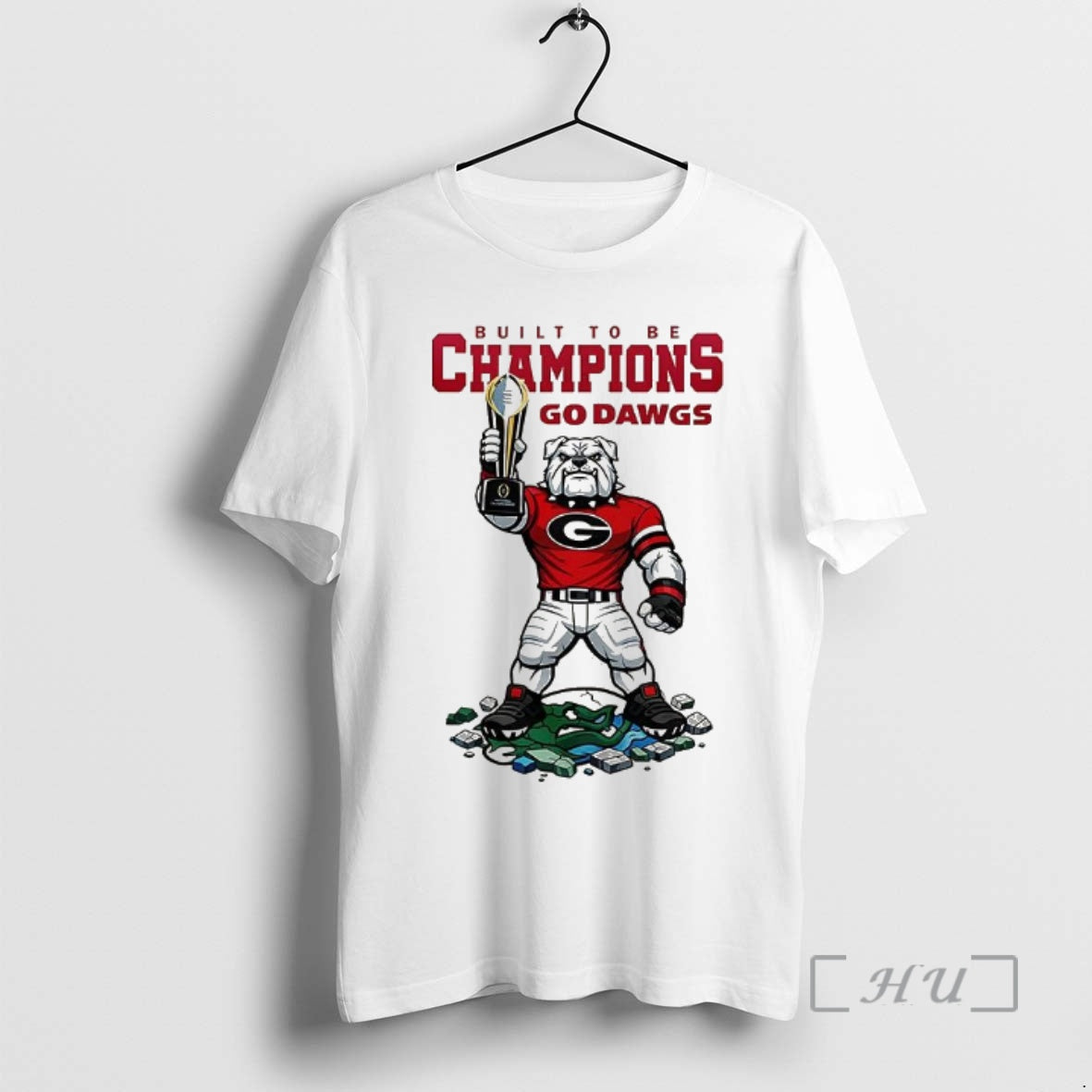 Officials Georgia Bulldogs Cfp 2025 2026 Built To Be Champions Go Dawgs Mascot Premium T-Shirts, Hoodie, Sweatshirt