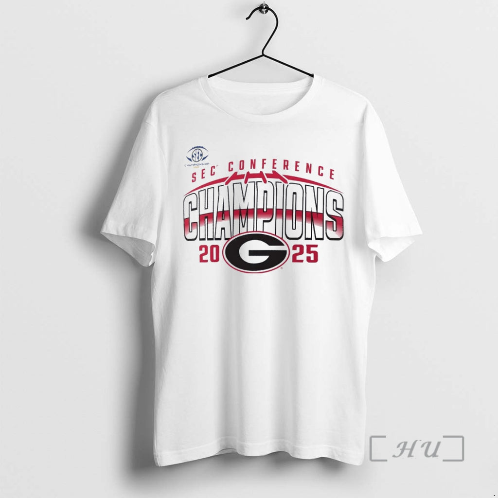 Officials Georgia Bulldogs Sec Conference Champions 2025 Christmas T-Shirts, Hoodie, Sweatshirt | PrintMintTees.com