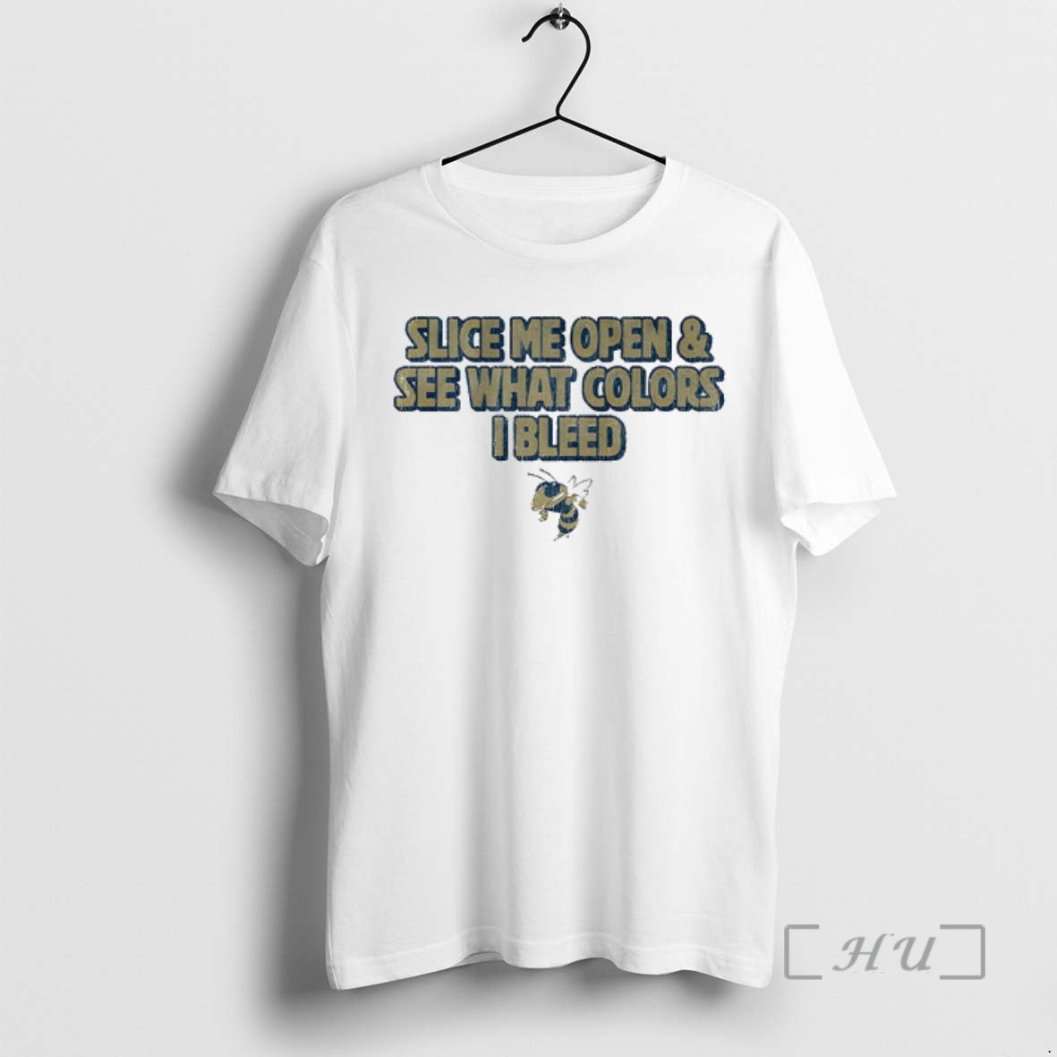 Officials Georgia Tech Yellow Jackets Slice Me Open See What Colors I Bleed Premium T-Shirts, Hoodie, Sweatshirt