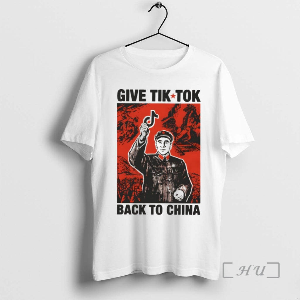 Officials Give Tiktok Back To China Vintage T-Shirts, Hoodie, Sweatshirt | PrintMintTees.com