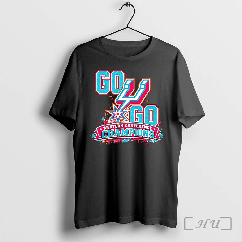 Officials Go Spurs Go Retro West Champs Western Conference Champions