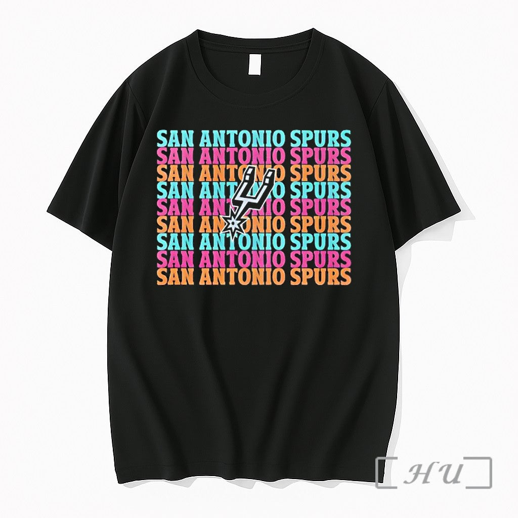 Officials Go Spurs Go San Antonio Spurs Basketball Colorful Nba 2026 Premium T Shirts Sweater