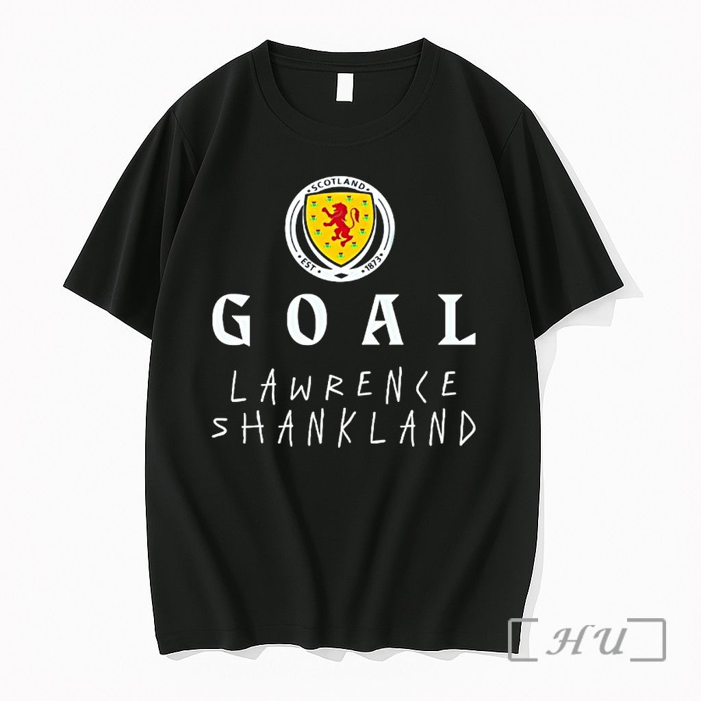Officials Goal Lawrence Shankland Scotland National Football Team Est 1873 Football Premium T Shirts Sweater