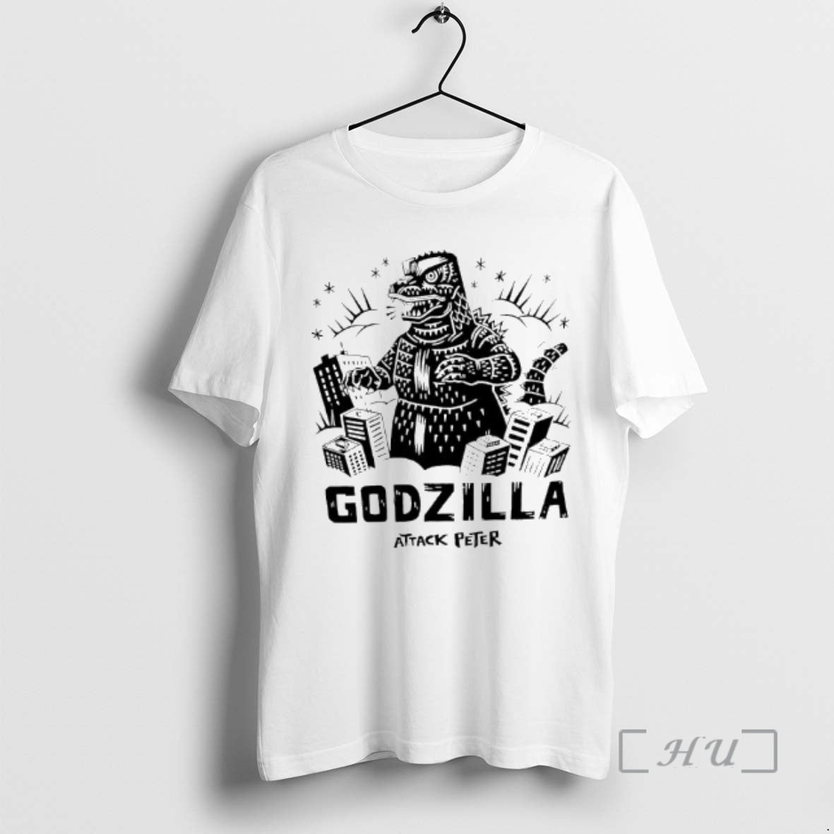 Officials Godzilla Museum Attack Peter Statue T-Shirts, Hoodie, Sweatshirt | PrintMintTees.com