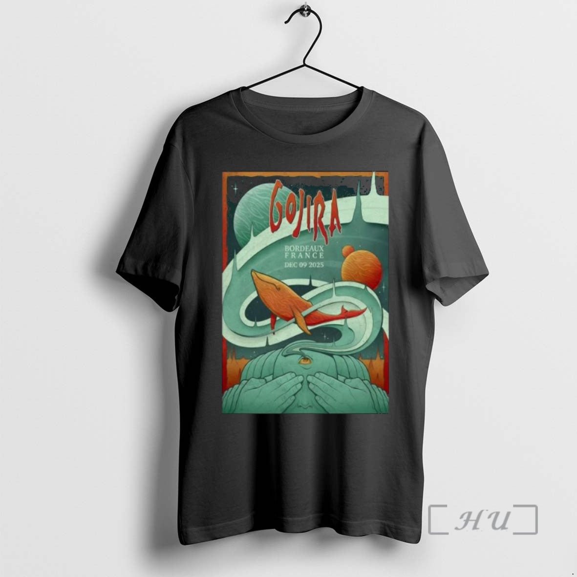 Officials Gojira December 9 2025 In Bordeaux France T-Shirts, Hoodie, Sweatshirt | PrintMintTees.com