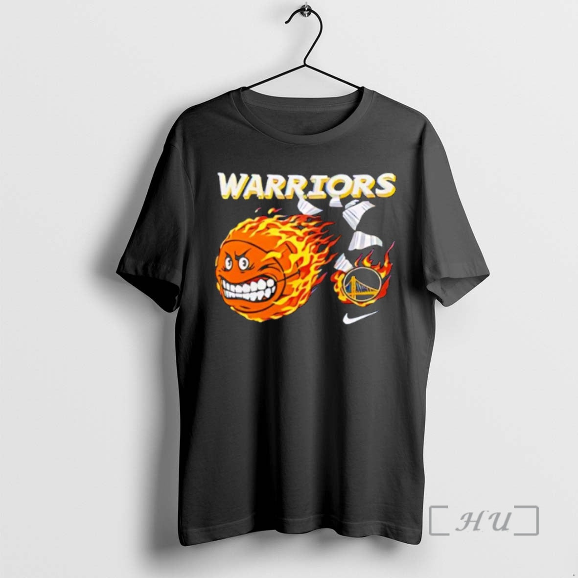 Officials Golden State Warriors Cartoon Ball Fire T-Shirts, Hoodie, Sweatshirt | PrintMintTees.com