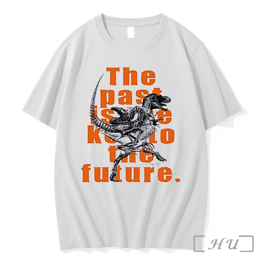 Officials Gorgosaurus Ibratus Running Dinosaur The Past Is Key To Future White Premium T Shirts