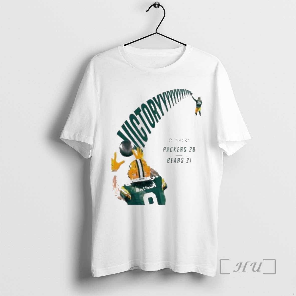 Officials Green Bay Packers Victory 28 Bears 21 Circle White T-Shirts, Hoodie, Sweatshirt | PrintMintTees.com