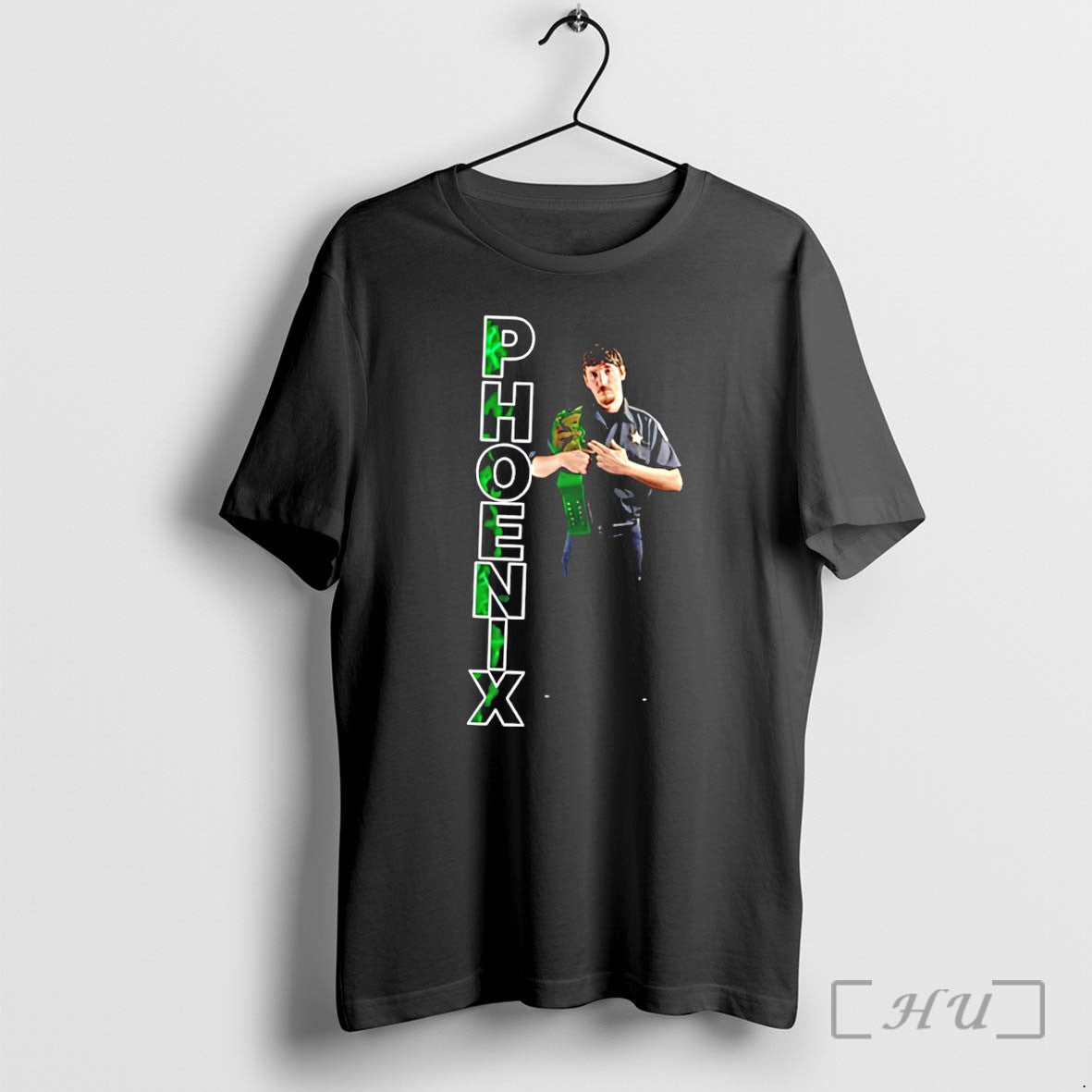 Officials Green Phoenix Championship Belt Tee