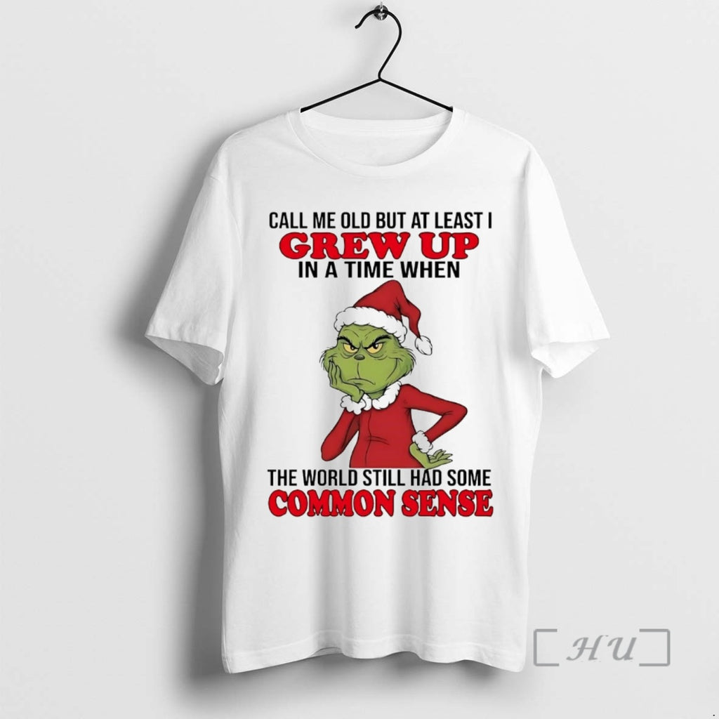 Officials Grinch Call Me Old But At Least I Grew Up In A Time Christmas T-Shirts, Hoodie, Sweatshirt | PrintMintTees.com