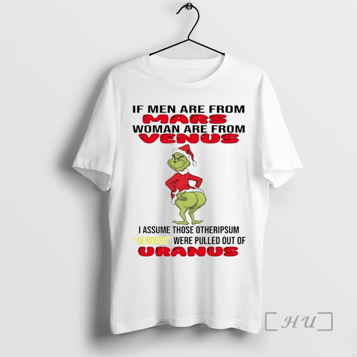 Officials Grinch If Men Are From Mars And Women Are From Venus Christmas Premium T-Shirts, Hoodie, Sweatshirt