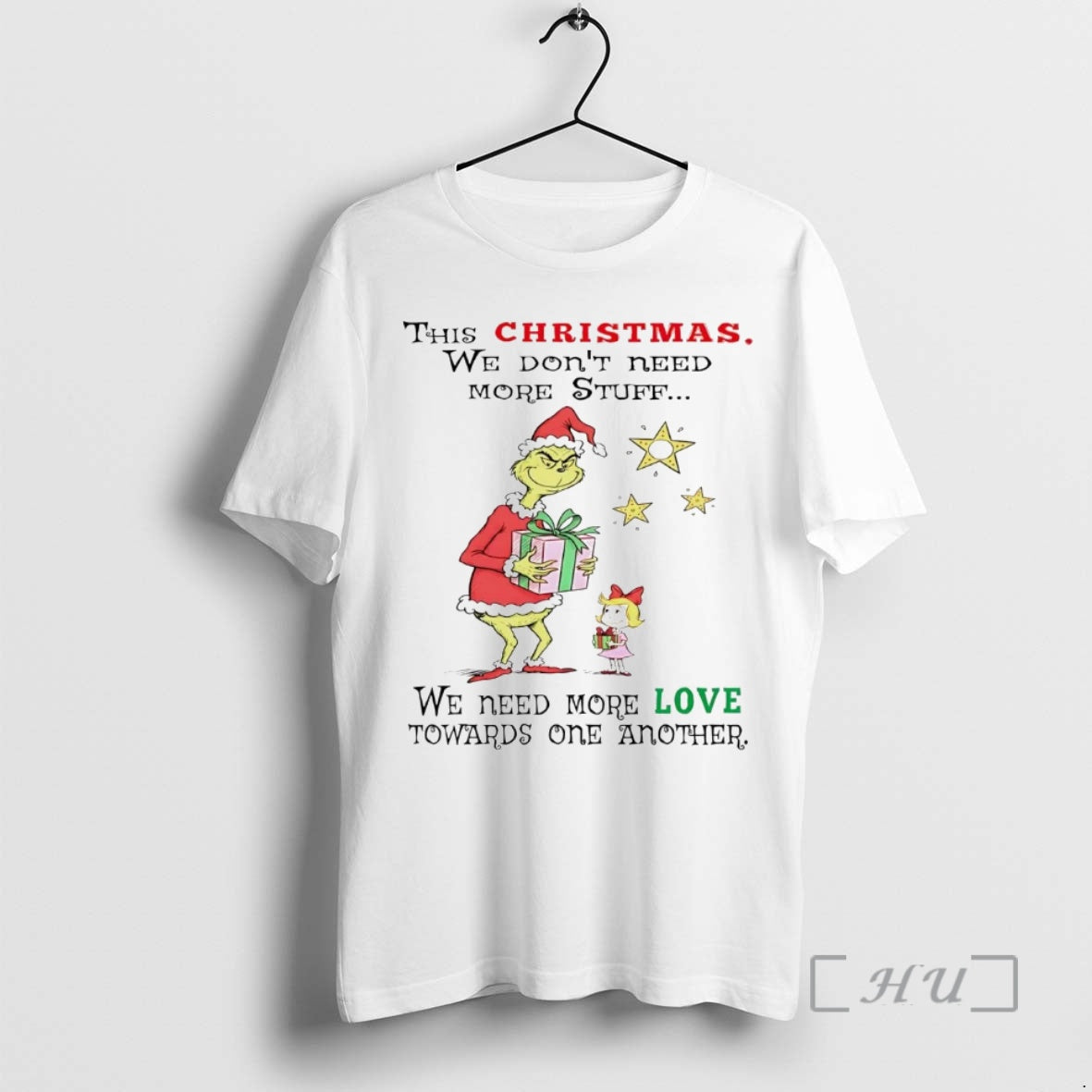 Officials Grinch This Christmas We Dont Need More Stuff T-Shirts, Hoodie, Sweatshirt | PrintMintTees.com
