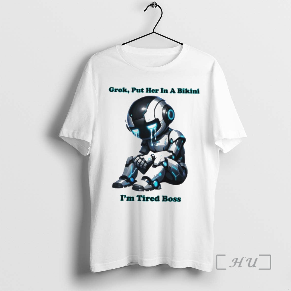 Officials Grok Put Her In A Bikini Im Tired Boss T-Shirts, Hoodie, Sweatshirt | PrintMintTees.com