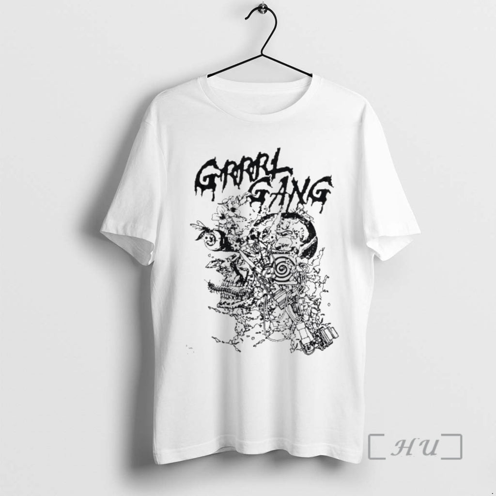 Officials Grrrl Gang X Behelit Press Electric Bloom Indie T-Shirts, Hoodie, Sweatshirt | PrintMintTees.com
