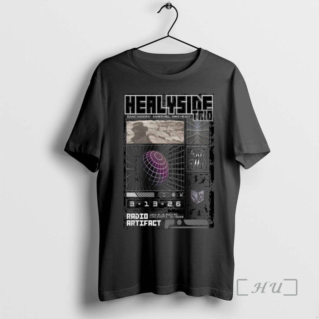 Officials Healyside Trio Mar 13 2026 Radio Artifact Cincinnati Oh T-Shirts, Hoodie, Sweatshirt | PrintMintTees.com