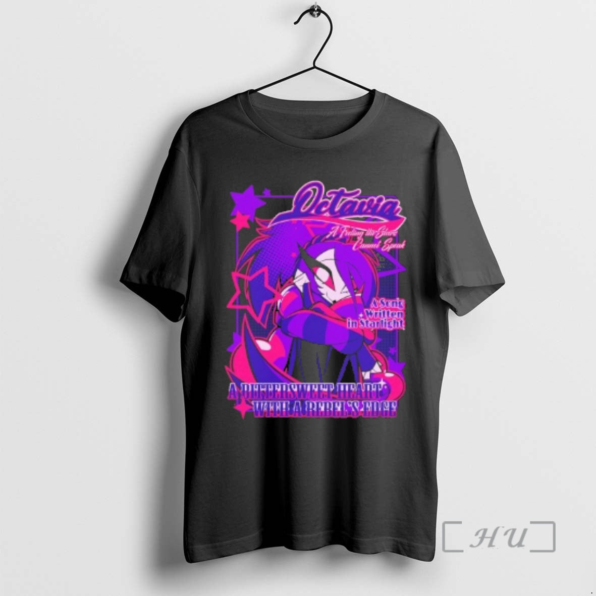 Officials Helluva Boss Datavia Feeling Stars Cannot Speak T-Shirts, Hoodie, Sweatshirt