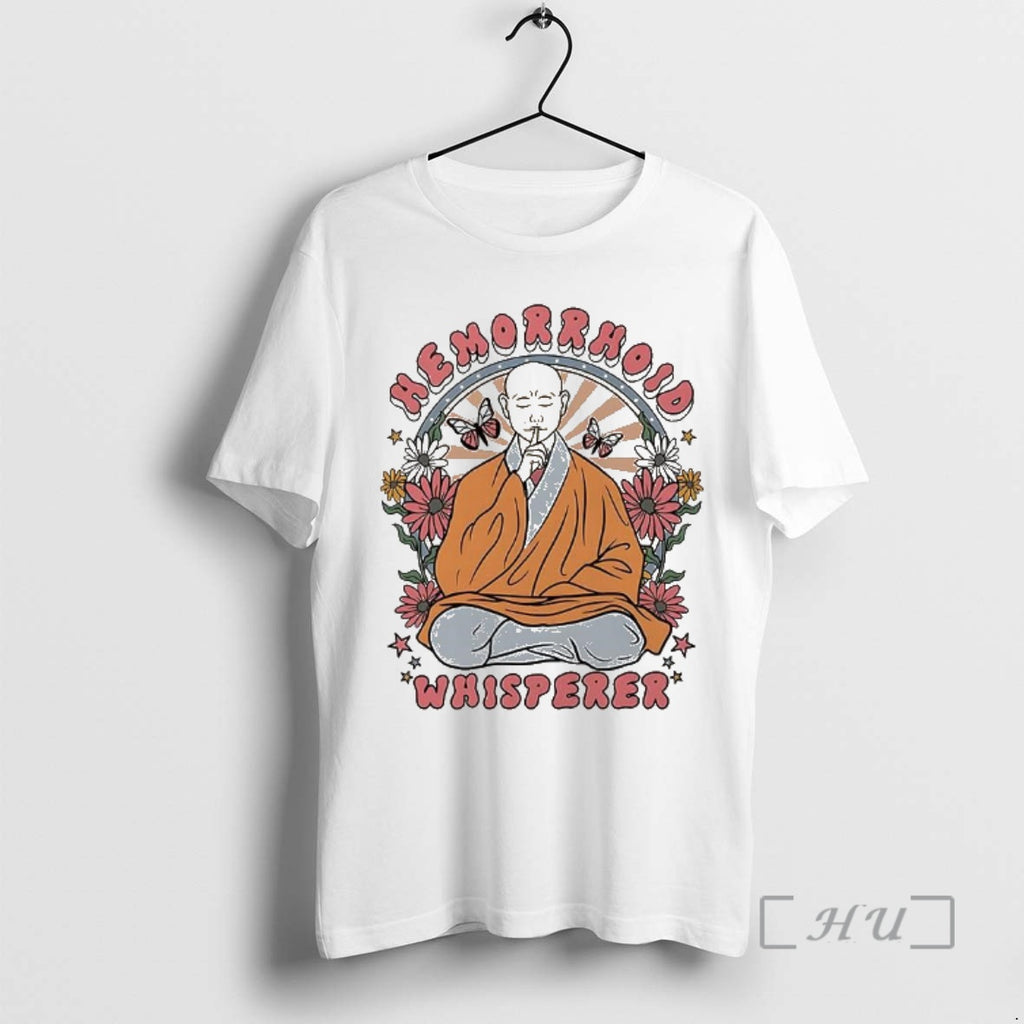 Officials Hemorrhoid Whisperer Monk Meditates Meme T-Shirts, Hoodie, Sweatshirt | PrintMintTees.com