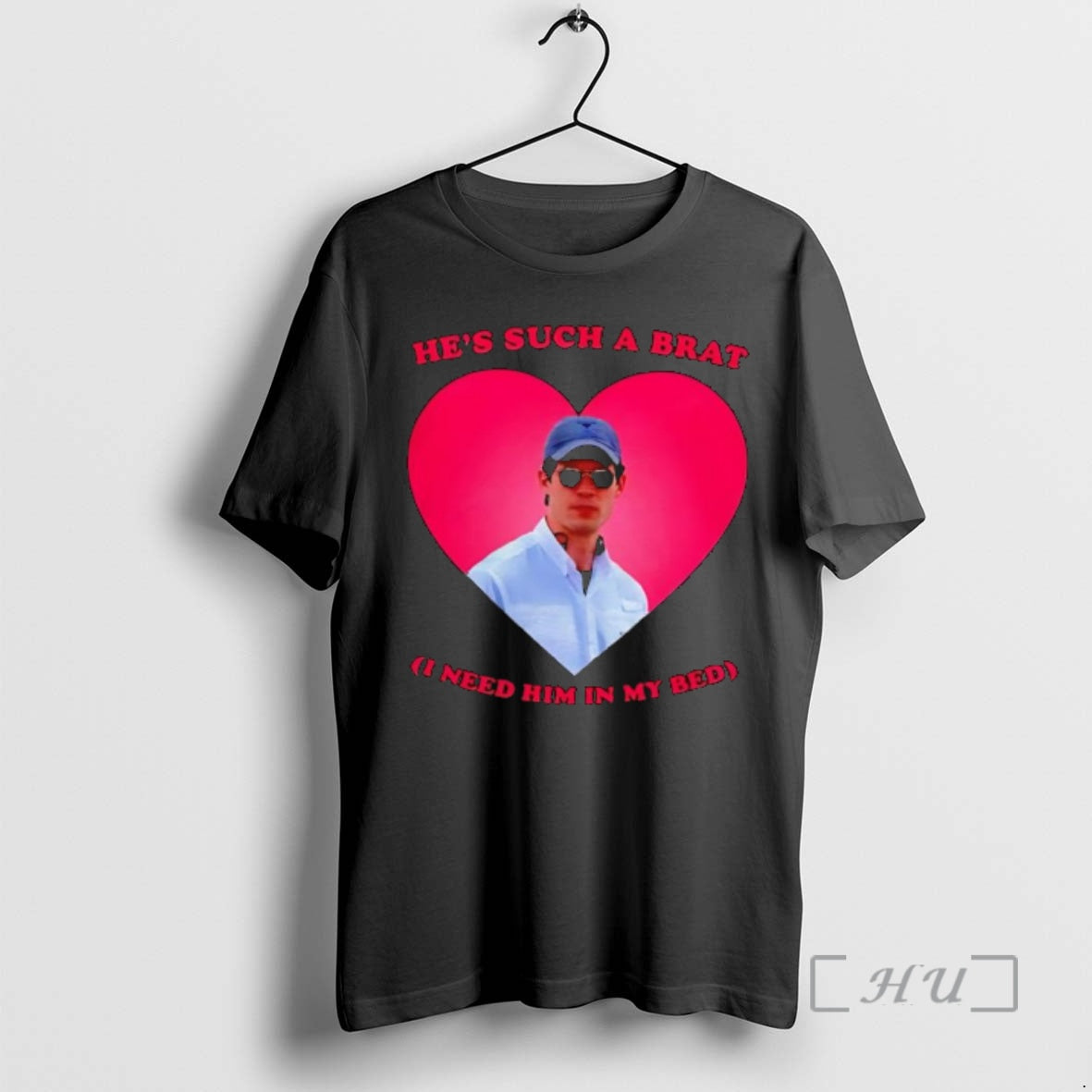 Officials Hes Such A Brat 1 Need Him In My Bed Heart Premium T Shirts Hoodie, Sweatshirt | PrintMintTees.com