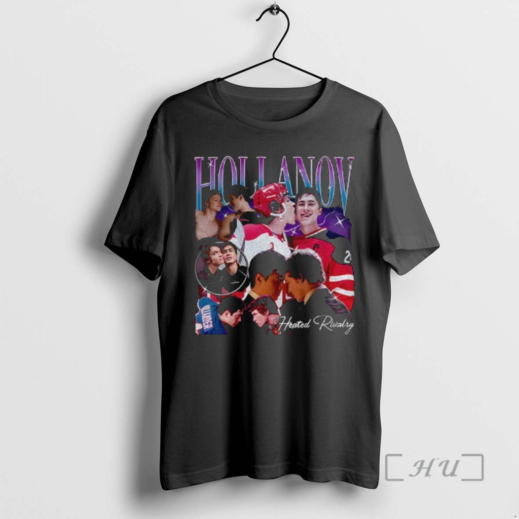 Officials Hollanov Ilya Rozanov Licking Face Shane Hollander Hockey Heated Rivalry Premium T Shirts Sweater Hoodie,...