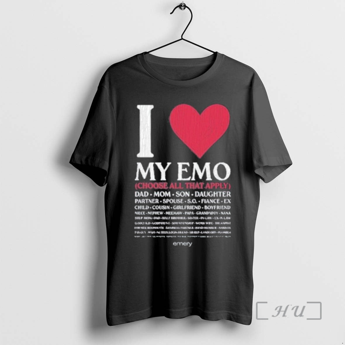 Officials I Love My Emo Choose All That Apply T-Shirts, Hoodie, Sweatshirt | PrintMintTees.com
