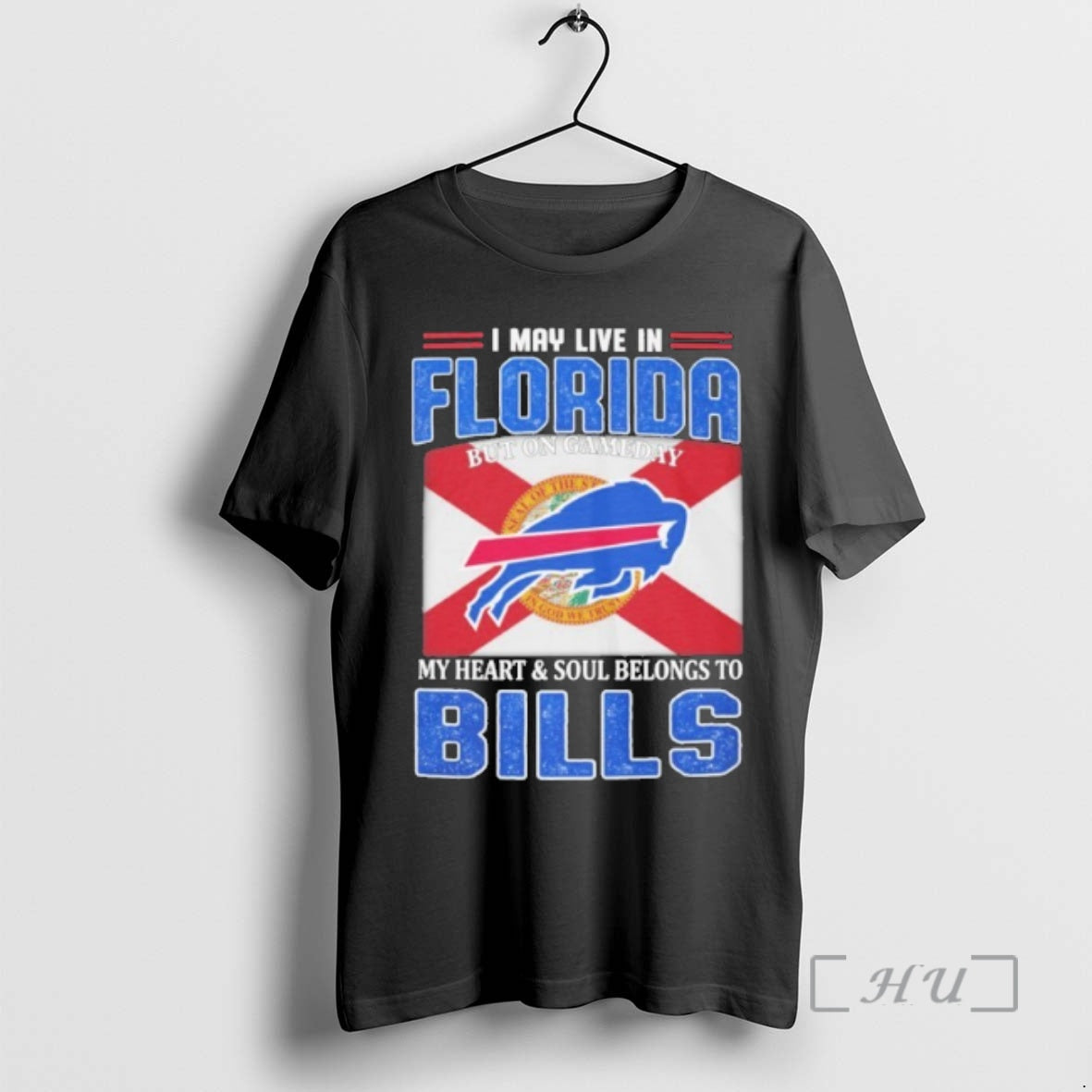 Officials I May Live In Florida But On Game Day Flag My Heart Soul Belong T-Shirts, Hoodie, Sweatshirt | PrintMintTees.com