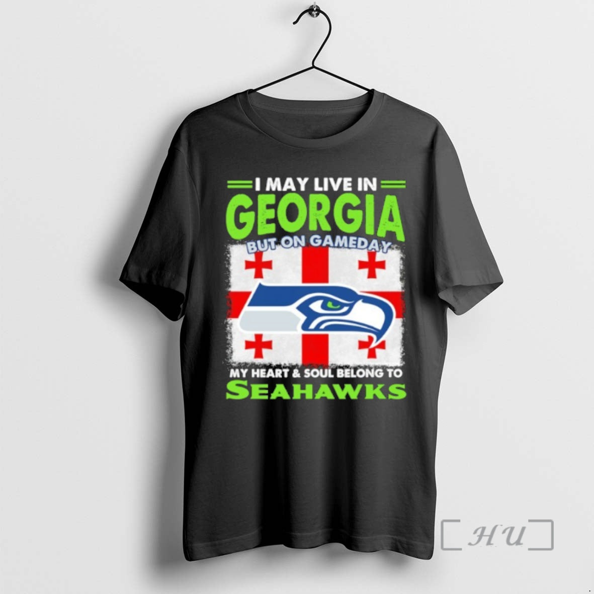 Officials I May Live In Georgia But On Game Day Flag My Heart Soul Belong T-Shirts, Hoodie, Sweatshirt | PrintMintTees.com