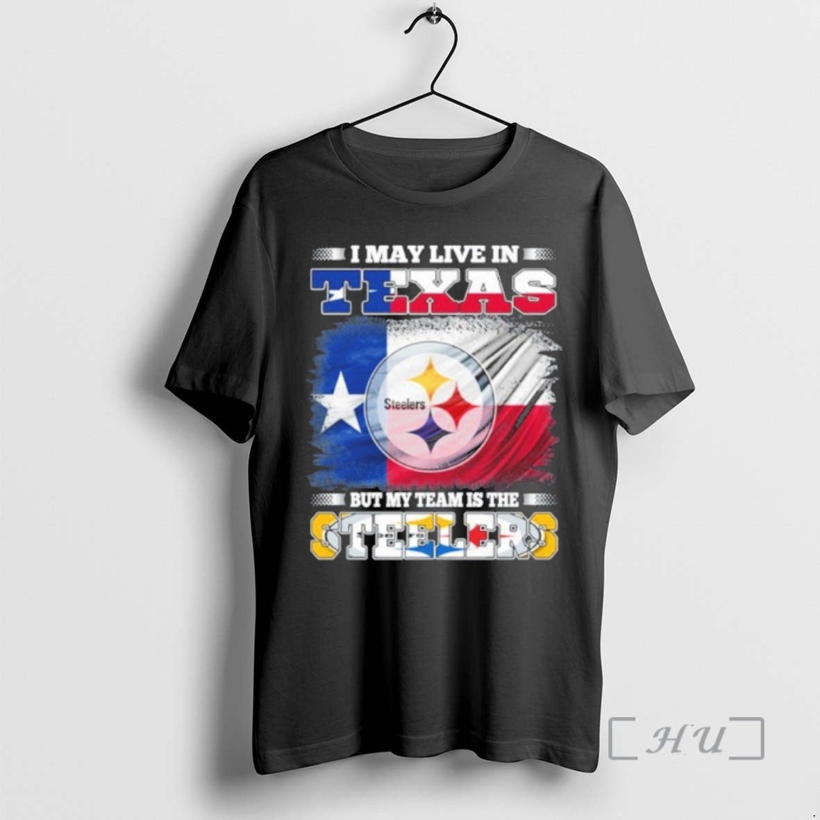 Officials I May Live In Texas Flag But My Team Is The Steelers Premium T-Shirts, Hoodie, Sweatshirt | PrintMintTees.com
